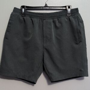SRING Men's Leg3nd Lined Shorts Olive Grey Color